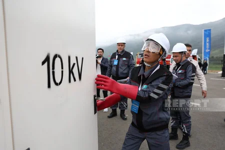 Hadrutda gənc energetiklərin I Beynəlxalq Peşə Ustalığı yarışması keçirilir