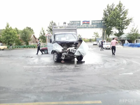 Bərdədə yük maşını partlayıb, xəsarət alanlar var - FOTO - YENİLƏNİB