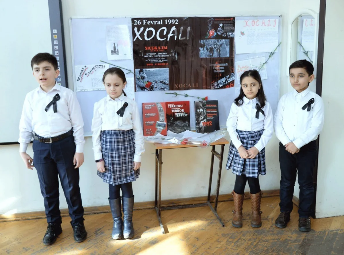 Azərbaycan məktəblərində ilk dərslər Xocalı soyqırımına həsr edilib
