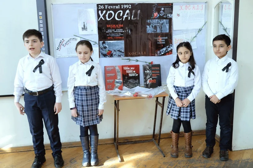 Azərbaycan məktəblərində ilk dərslər Xocalı soyqırımına həsr edilib