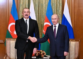 Владимир Путин поздравил президента Азербайджана 