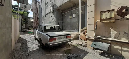 Разрушения в Гяндже в результате обстрела армян