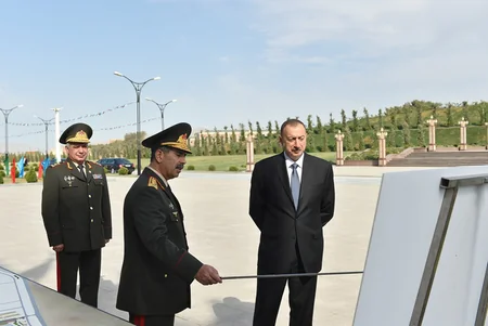 ​Azərbaycan Prezidenti Hərbi Dəniz Qüvvələri bazasının açılışında iştirak edib