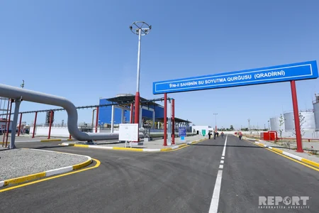 На НПЗ имени Гейдара Алиева запущена новая установка для охлаждения воды - ФОТО