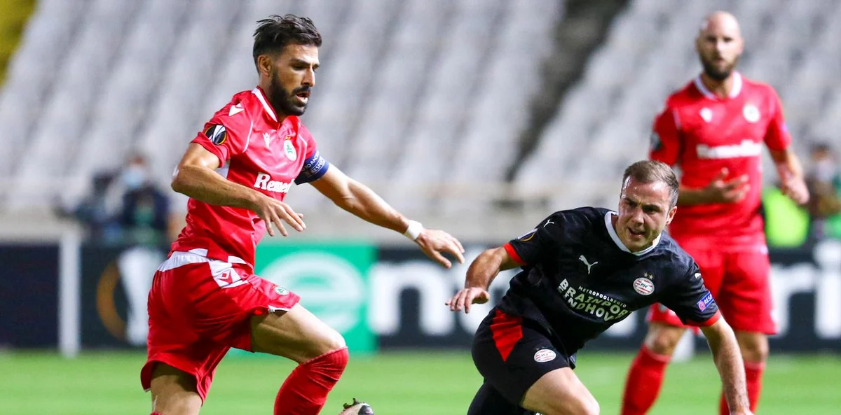 Игрок Омонии забил самый дальний гол в истории Лиги Европы