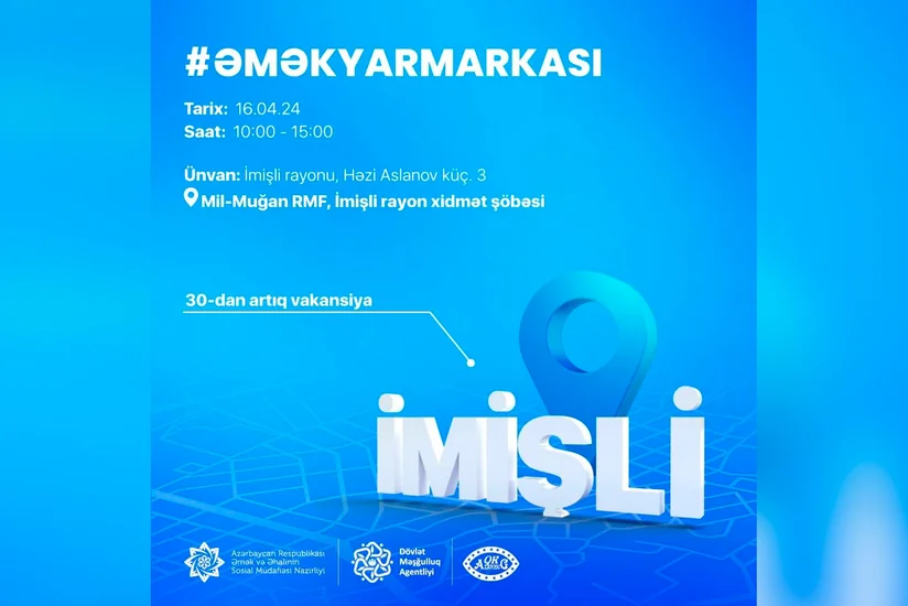 İmişlidə əmək yarmarkası keçiriləcək 