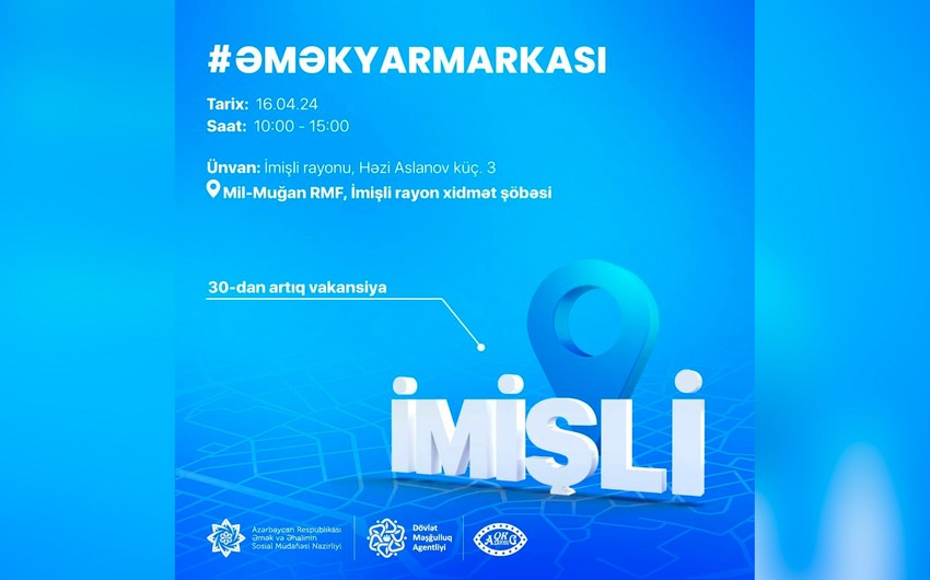 İmişlidə əmək yarmarkası keçiriləcək 