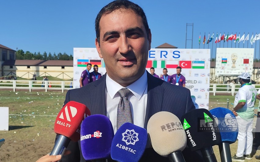 Beynəlxalq Çövkən Federasiyasının prezidenti: Bakıda çox möhtəşəm dünya çempionatı keçirildi