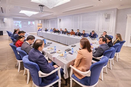 “Yüksəliş” müsabiqəsinin qalibləri ilə görüş olub