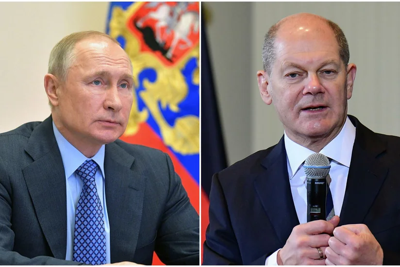 Putin-Scholz meeting kicks off 