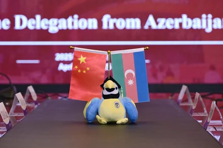 Leyla Aliyeva meets with students of Beijing Foreign Studies University