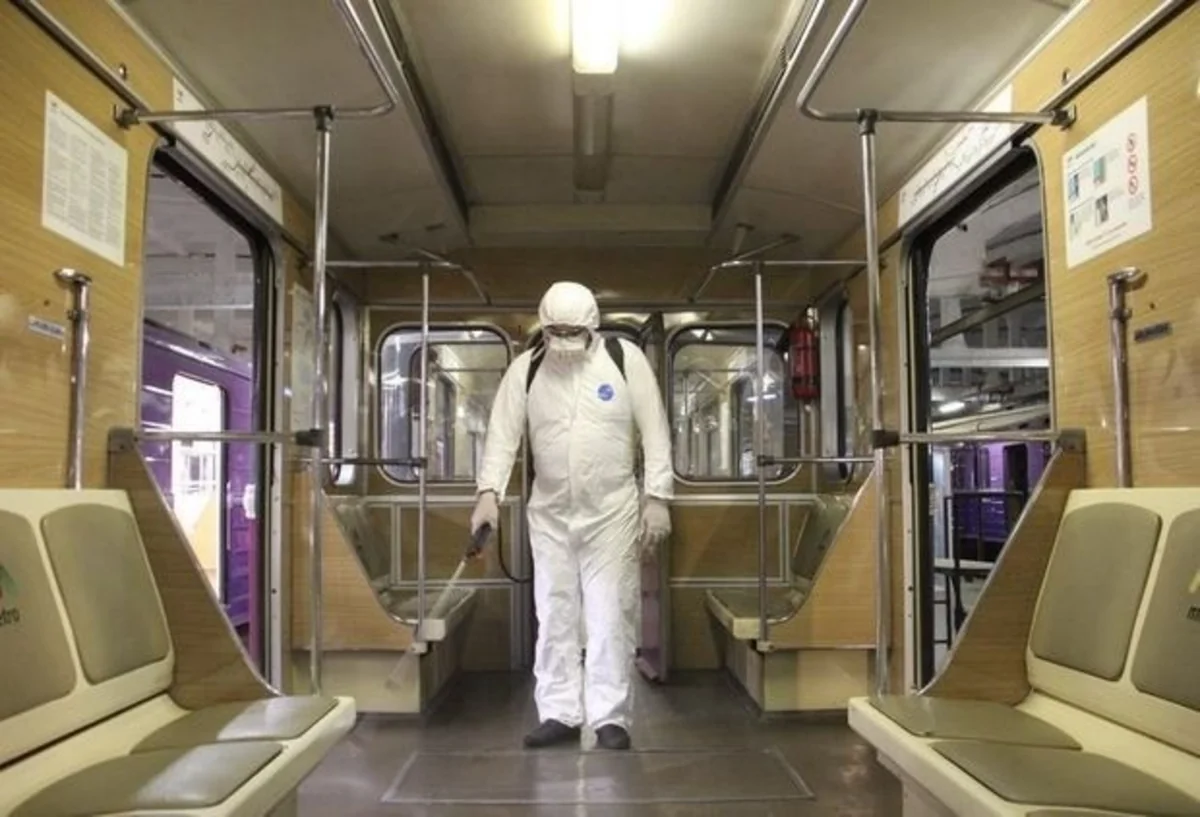 Baku Metro stations disinfected