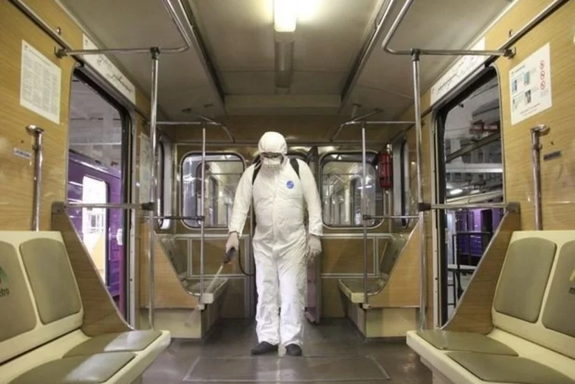 Baku Metro stations disinfected