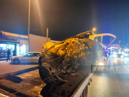 Bakıda zəncirvari yol qəzası olub, bir nəfər ölüb, dörd nəfər xəsarət alıb - YENİLƏNİB