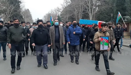 Vətən müharibəsində şəhid olan əsgər bu gün dəfn edildi