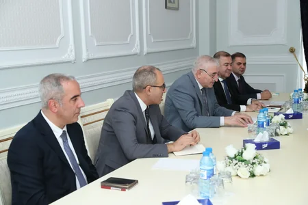 Məzahir Pənahov TDT nümayəndə heyəti ilə görüşüb