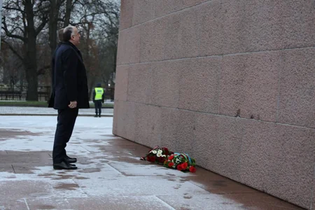 Elmar Məmmədyarov Latviyanın xarici işlər naziri ilə görüşüb