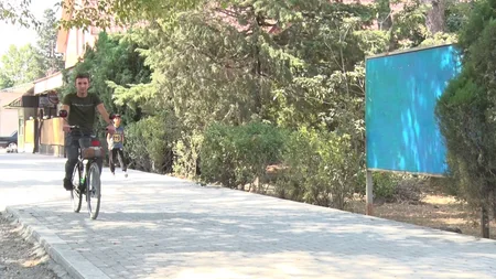 Xudat şəhərində velosiped zolaqları salınır