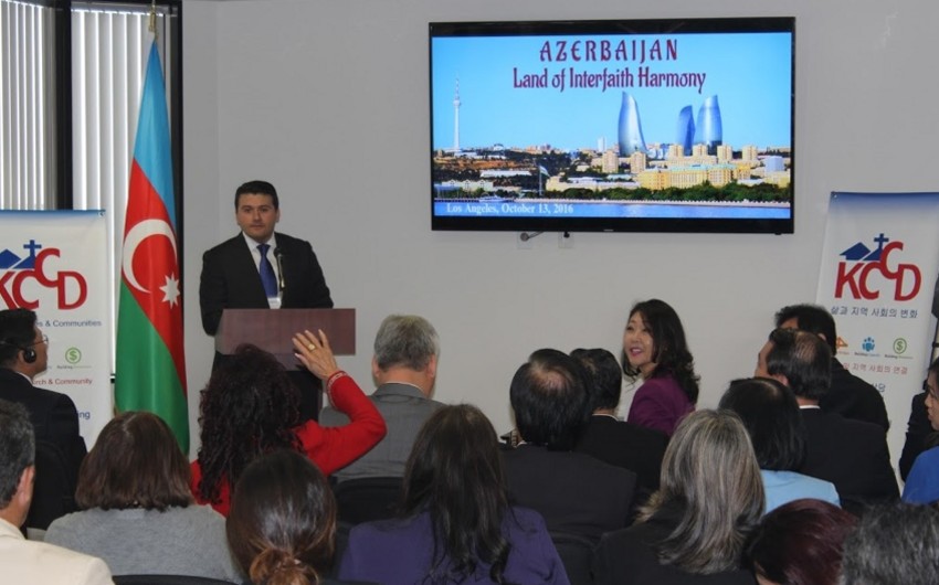 Los-Ancelesdə Azərbaycandakı multikultural və dini vəziyyətlə bağlı tədbir keçirilib
