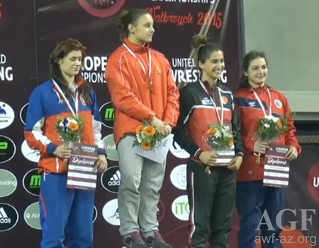 ​Qadın güləşçilərimiz U-23 Avropa çempionatında üç medal qazanıb
