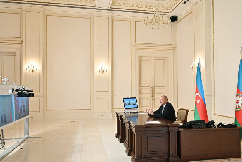 Ilham Aliyev meets President of Bulgaria in format of videoconference