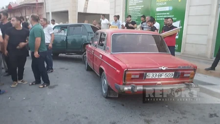 Kürdəmirdə zəncirvari yol-nəqliyyat hadisəsi baş verib, xəsarət alanlar var