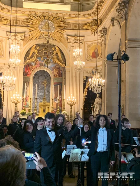 Parisdə azərbaycanlı dirijor Əyyub Quliyevin rəhbərliyi ilə konsert keçirilib - FOTO