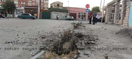 В Хачмазе из-за ДТП возникли перебои с электроснабжением - ВИДЕО