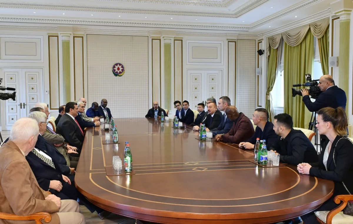 President Ilham Aliyev receives participants of 55th Convention of World Boxing Council
