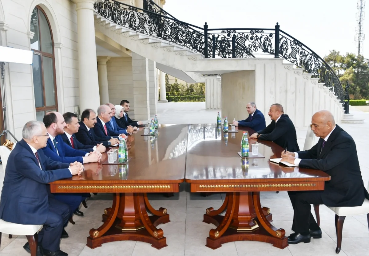 Ilham Aliyev receives delegation led by deputy chairman of Turkish Justice and Development Party