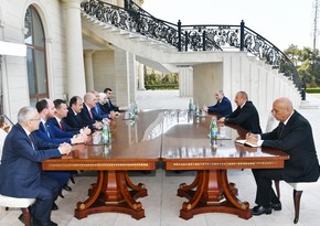 İlham Əliyev AKP sədrinin birinci müavinini qəbul edib