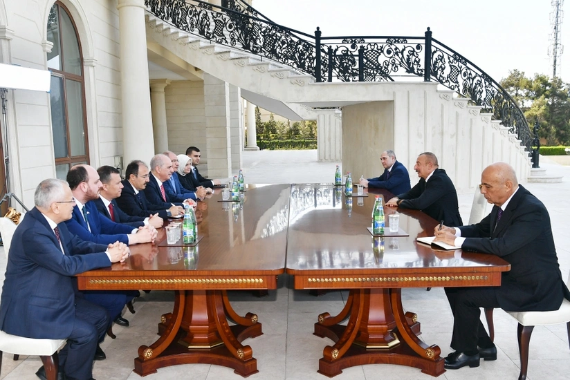 Ilham Aliyev receives delegation led by deputy chairman of Turkish Justice and Development Party