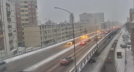Bakının bir sıra yollarında nəqliyyatın sıxlığı yaranıb – YENİLƏNİB