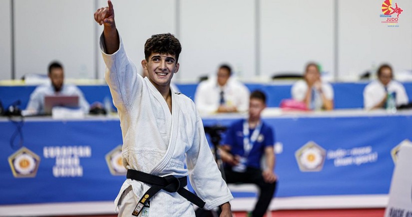 Azərbaycanın yeniyetmə cüdoçuları Avropa çempionatında bir günə 6 medal qazanıblar