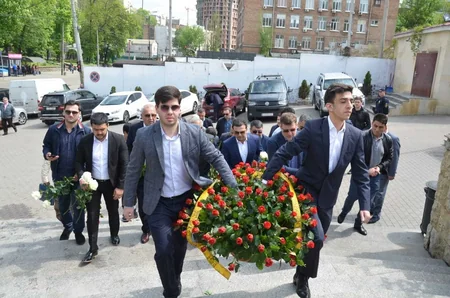 Kiyevdə ümummilli lider Heydər Əliyevin xatirəsi yad edilib