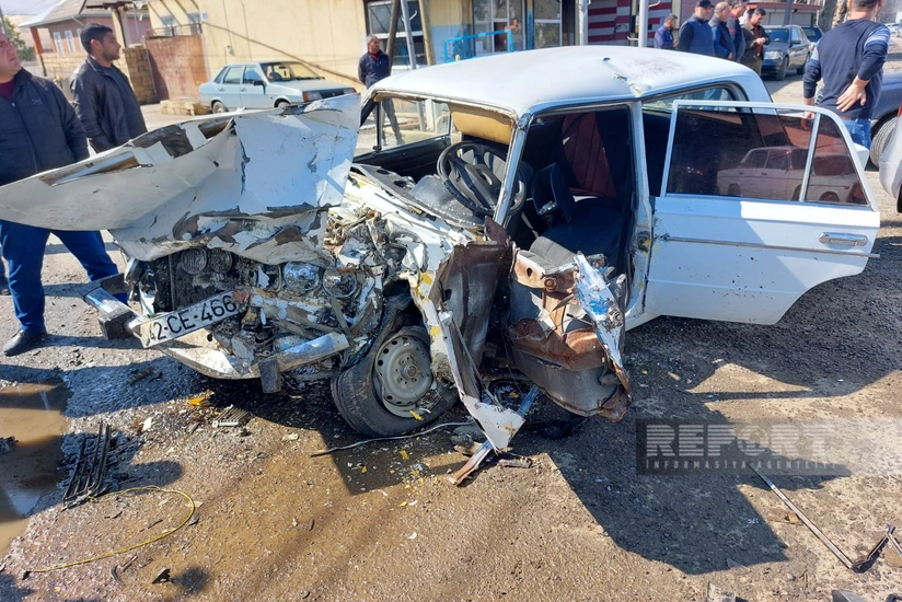 Lənkəranda zəncirvari qəza olub, 3 nəfər xəsarət alıb
