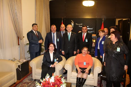 ​Azərbaycandan olan QHT rəhbərləri Türkiyə parlamentində görüşlər keçiriblər