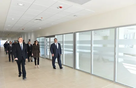Prezident İlham Əliyev Bakı Su İdmanı Sarayının açılışını edib