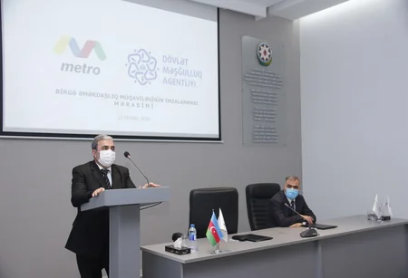 Bakı metrosu Bakı Peşə Hazırlığı Mərkəzi ilə əməkdaşlıq müqaviləsi imzalayıb