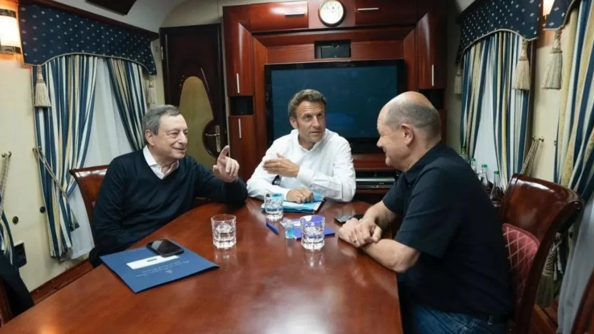 German, French, and Italian leaders visit Ukraine, say reports