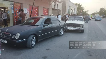 Kürdəmirdə zəncirvari yol-nəqliyyat hadisəsi baş verib, xəsarət alanlar var