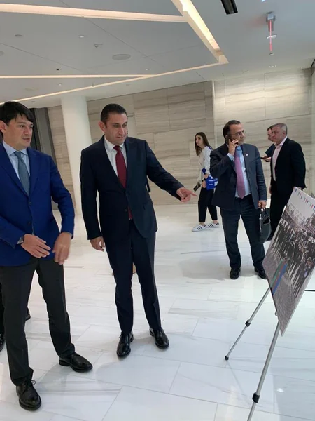 Diaspor Komitəsinin sədri Nyu-Yorkda türk icmasının nümayəndələri ilə görüşüb