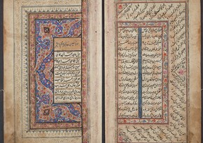 ABŞ-da Nizami Gəncəvinin “Xəmsə”sinin XVII əsrə aid əlyazma nüsxəsinin surəti əldə olunub