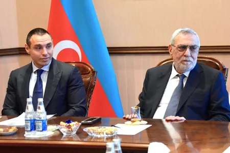 Avropa Olimpiya Komitələri tərəfindən Ağacan Abiyevə verilmiş mükafatın təltifetmə mərasimi keçirilib