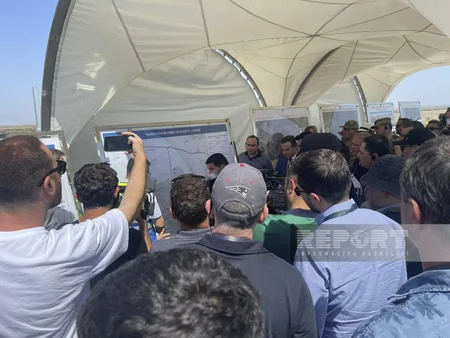 Foreign diplomats and military representatives visit Aghdam