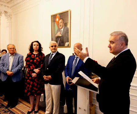 Azərbaycanın Britaniyadakı səfirliyinin yeni inzibati binasının açılışı olub