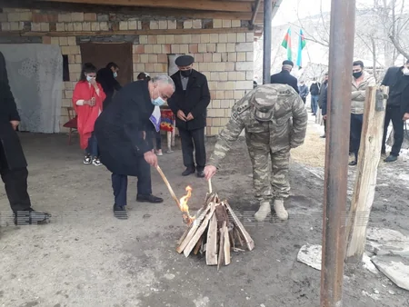 Qubada Vətən Müharibəsi Qəhrəmanı ilə görüş keçirilib