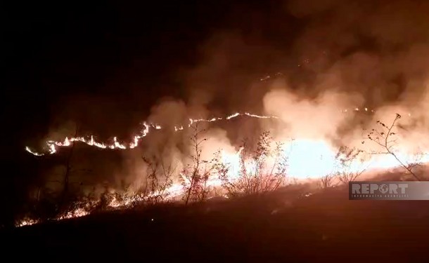 Mina partlayışları Ağdam və Ağdərədəki yanğının söndürülməsini çətinləşdirir