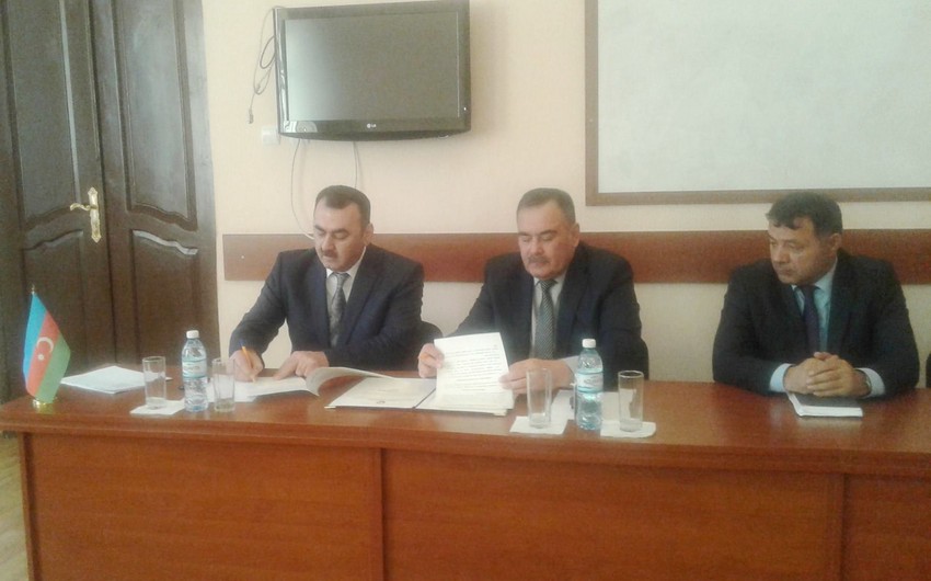 Əmlak Məsələləri Dövlət Komitəsi ilə Aqrar Universiteti arasında memorandum imzalanıb