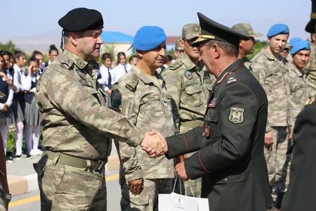 Состоялась торжественная церемония проводов турецких военнослужащих, участвовавших в учениях Нерушимое братство-2019 - ВИДЕО